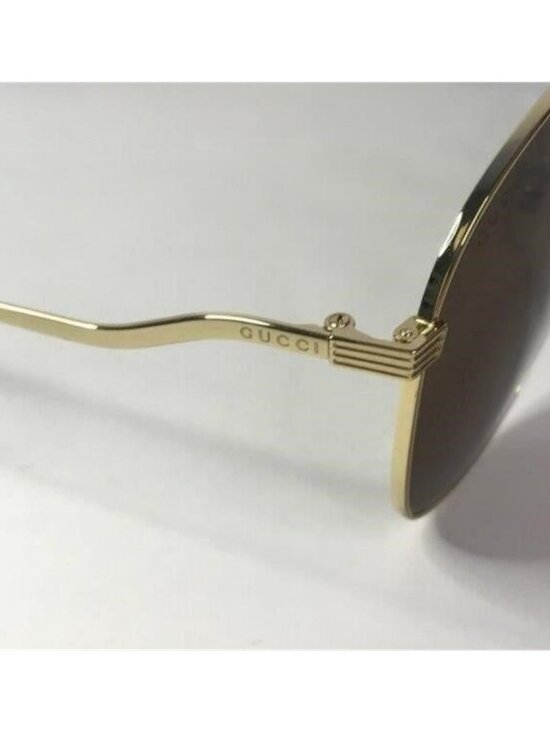 ? - New Authentic Gucci Brown Pilot Ladies Sunglasses GG0969S 002 main image 4